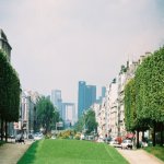Vue de la place Porte Maillot
