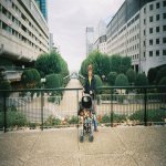 Paris la Défense - une amie